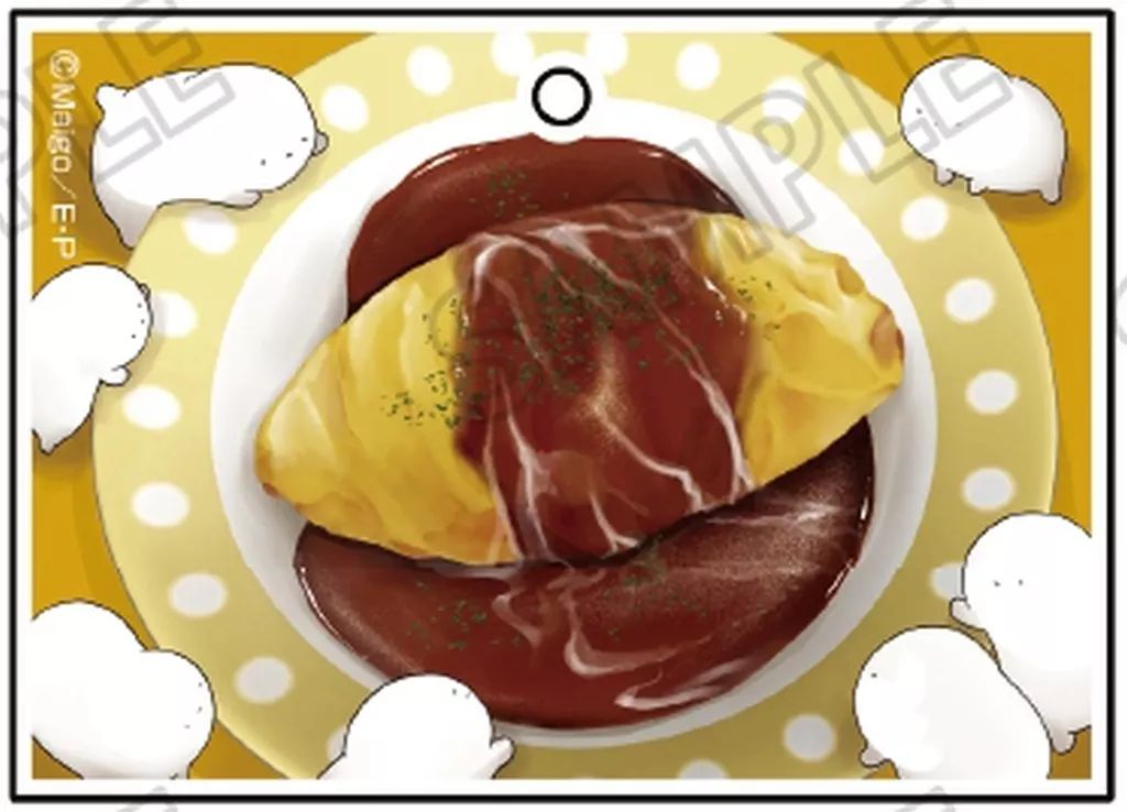 中古】キーホルダー オムライス 「プリンタニア・ニッポン アクリル