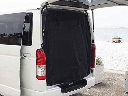 人気商品 防虫ネット カーテン リアゲート スライドドア アウトドア 標準ボディ用 キャンプ 1型-8型 虫除け 200系 レジアスエース 遮光 ハイエース B1-B11 TRISTAR S