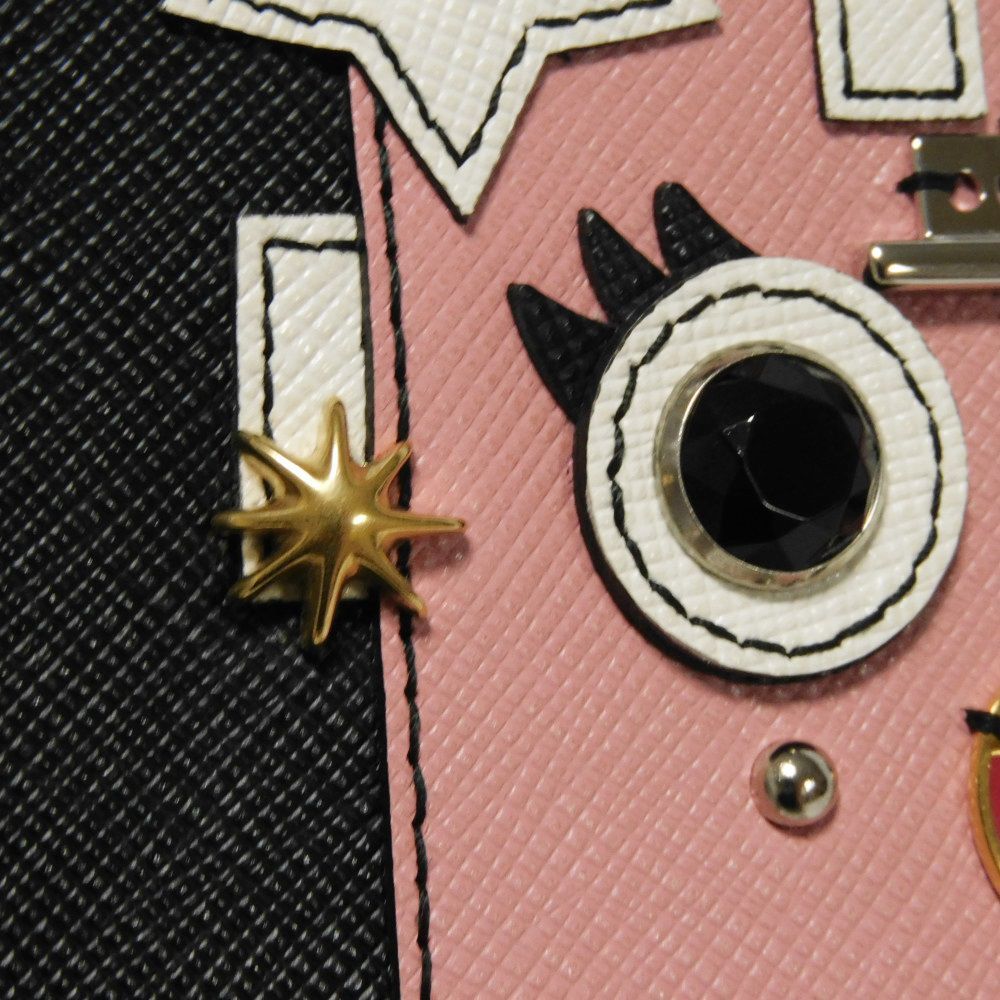 PRADA プラダ サフィアーノ ロボット ジップアラウンドウォレット  