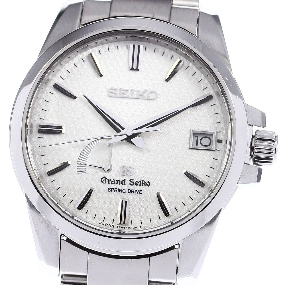 セイコー SEIKO スプリングドライブ SBGA025 ホワイト ss メンズ 腕時計