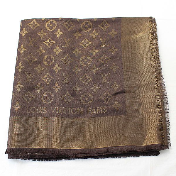 LOUIS VUITTON ルイ・ヴィトン ショール・モノグラム シャイン