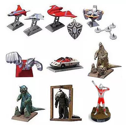 ウルトラマン　円谷倉庫　怪獣フィギュアまとめ売り 中古】トレーディングフィギュア 全9種セット 「ウルトラマン