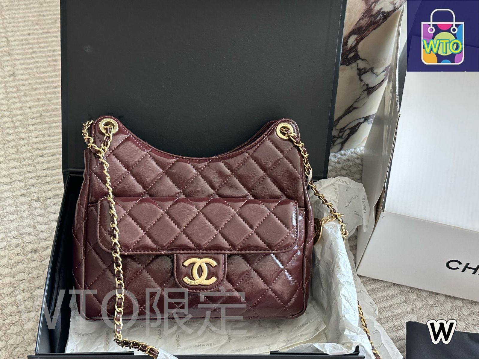 【フリンジが可愛い♡】シャネル チェーン ハンドバッグ シャネル(CHANEL)シャネル フリンジチェーンショルダー