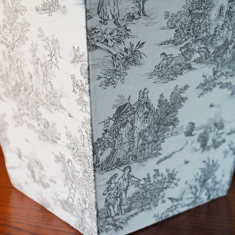 ジェニファーテイラー ダストボックス トワルドジュイ柄 Toile de Jouy