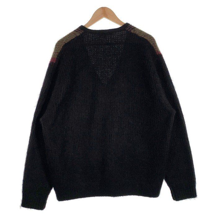 SUPREME シュプリーム 22SS Brushed Grid Cardigan ブラッシュドグリッド モヘアカーディガン ブラック マルチ  Size XL - メルカリ