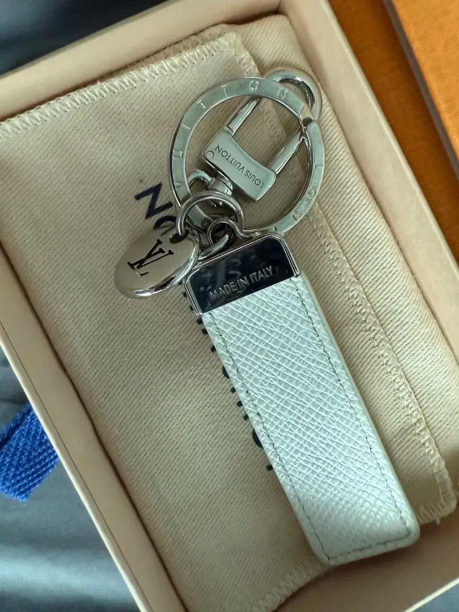 Louis Vuitton ルイヴィトン ネオ LV チャーム キーリング ホワイト