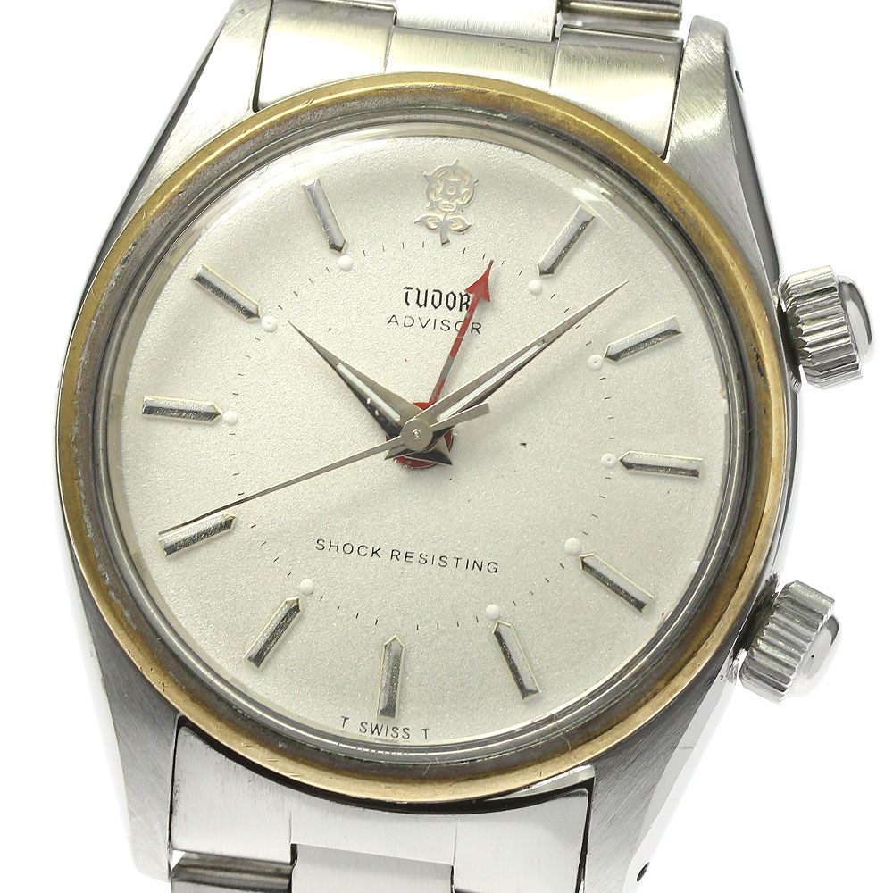 訳ありチュードル TUDOR 7926 アドバイザー アラーム 手巻き メンズ_