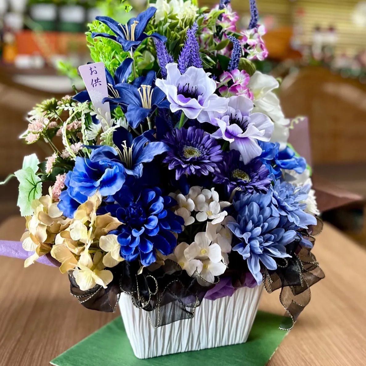 豪華お供えアレンジ＊アーティシャルフラワー STEELWINDOWSANDDOORS_COM