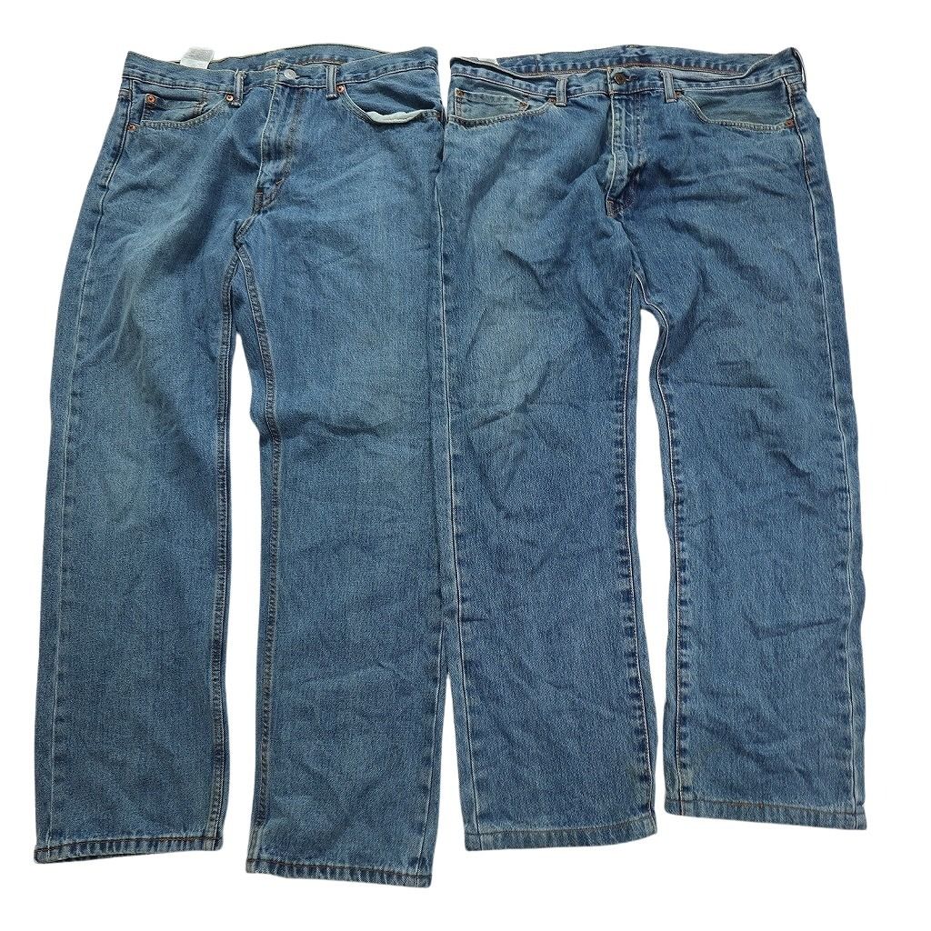 古着卸 リーバイス 505 デニム パンツ 8枚セット メンズ 36 38 インディゴブルー ライトブルー フェード 古着 NC1285 KIN-KAAI_COM