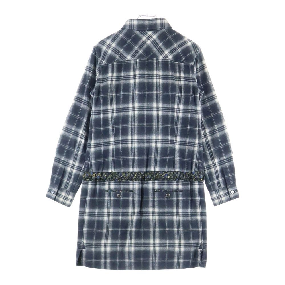 LOUIS VUITTON ルイヴィトン モノグラム チェック 長袖 ワンピース ブラック ECC-W04