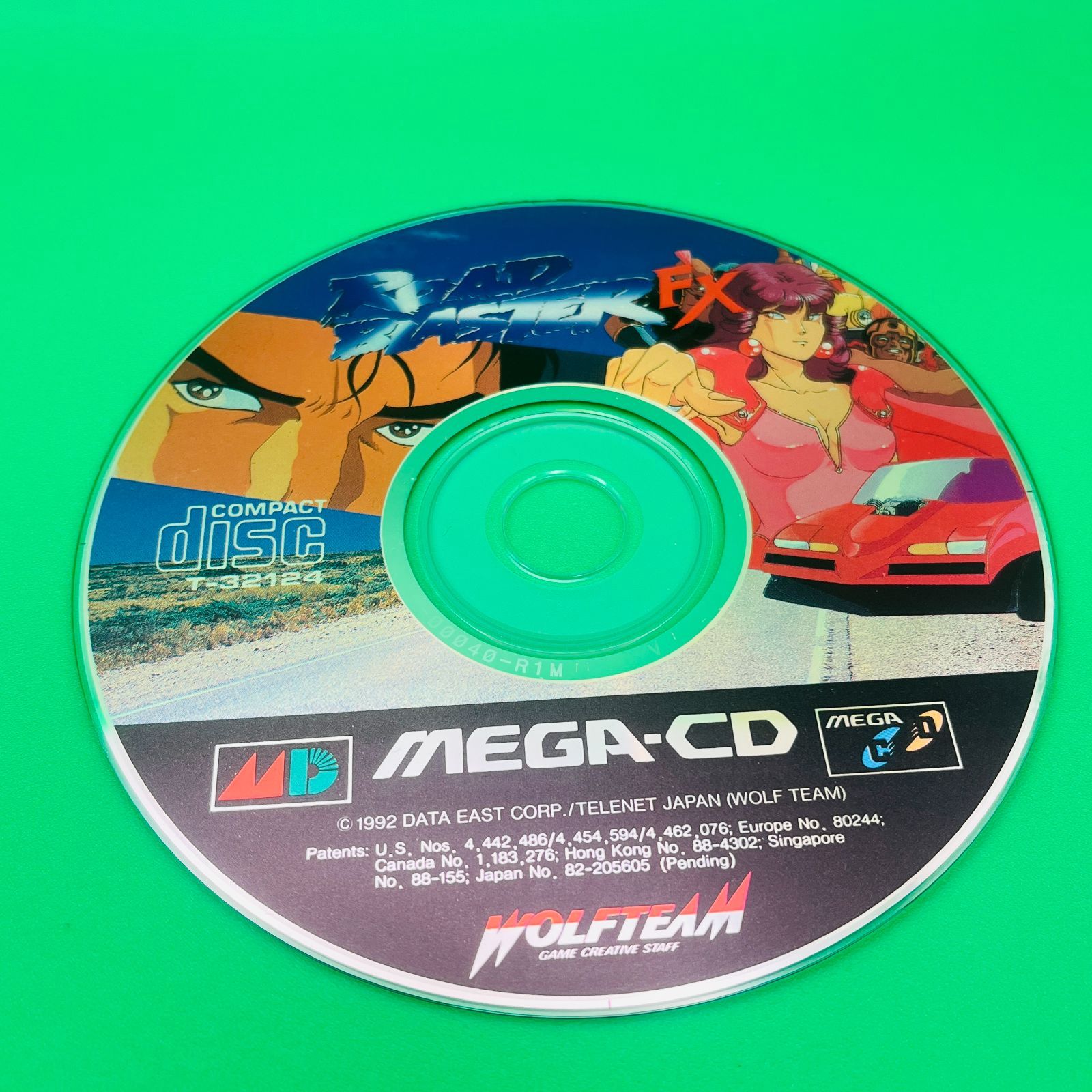 ◇【レア物】MD MEGA-CD ROAD BLASTER FX ロードブラスタ－FX MEGA DRIVE メガドライブ メガCD レア物 レトロゲーム 動作確認済