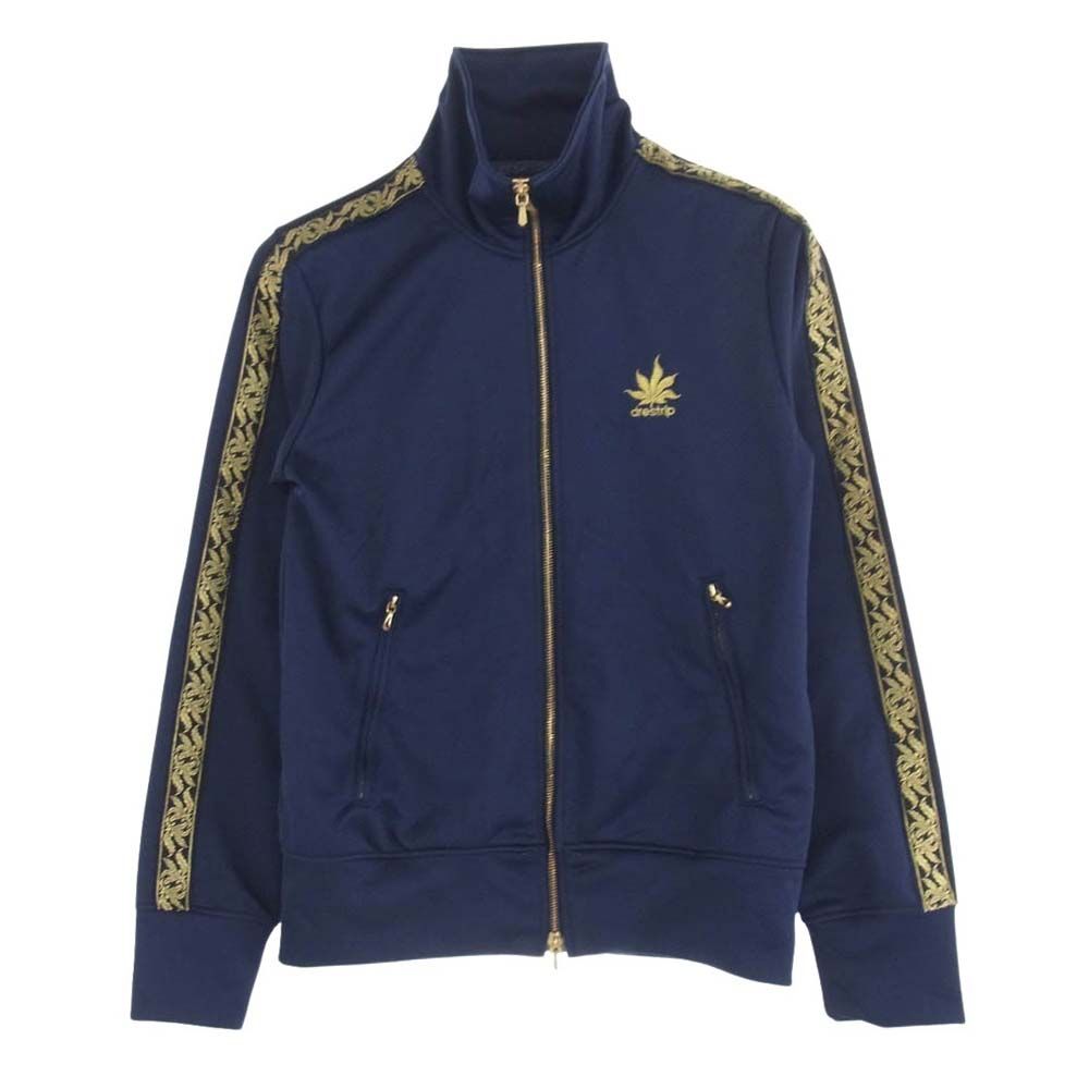 drestrip ドレストリップ ロゴ刺繍 百式 トラックジャケット ネイビー