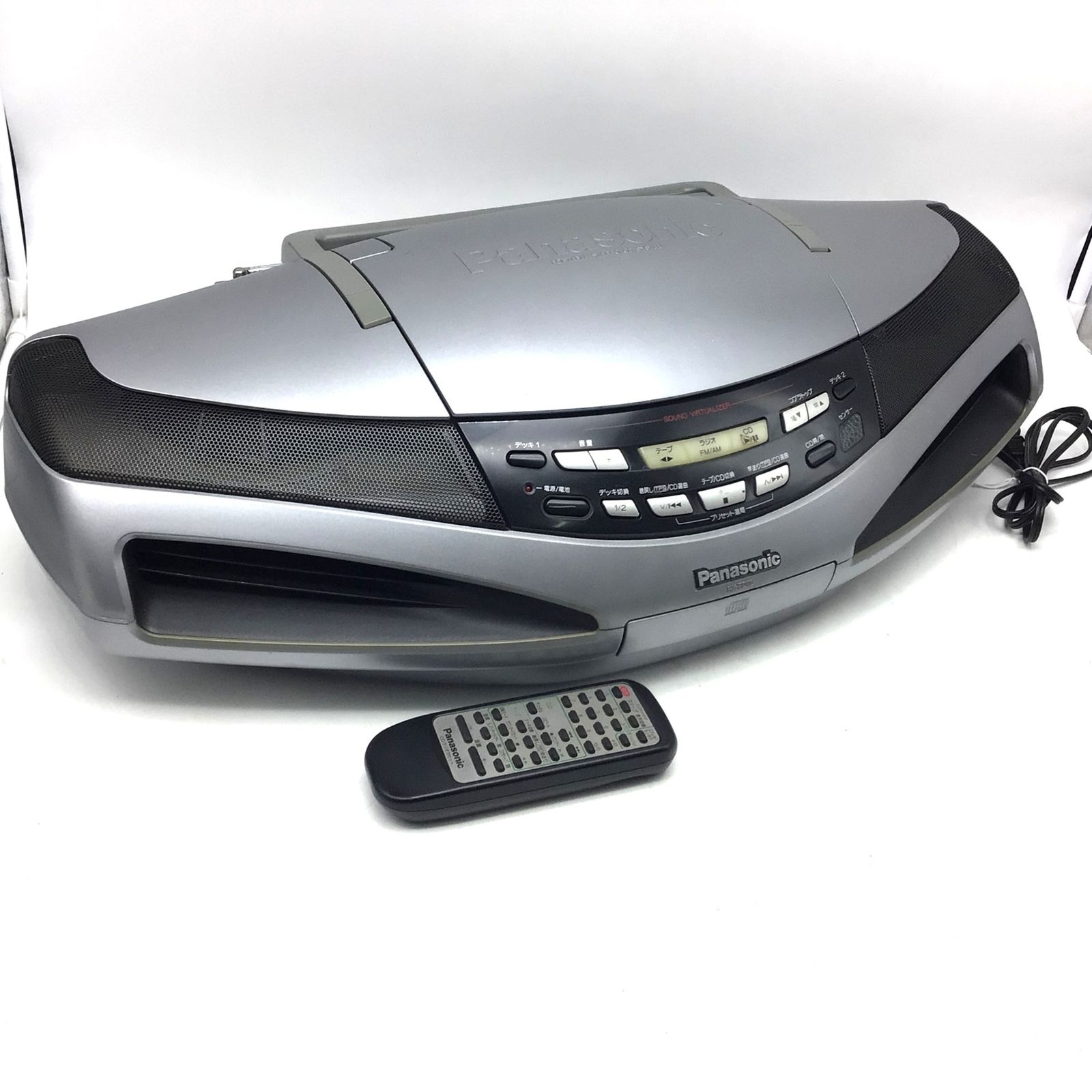 パナソニックミニコンポFM/AM2バンド4GBメモリー内蔵SC-HC410W