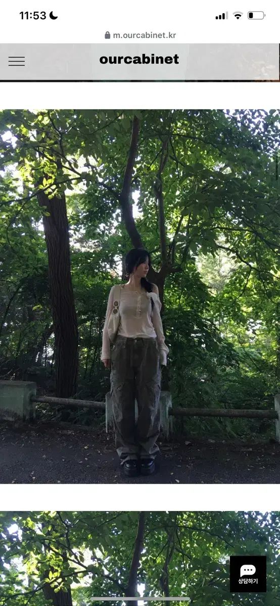 our cabinet ディープ ダイイング カーゴパンツ カーキ s