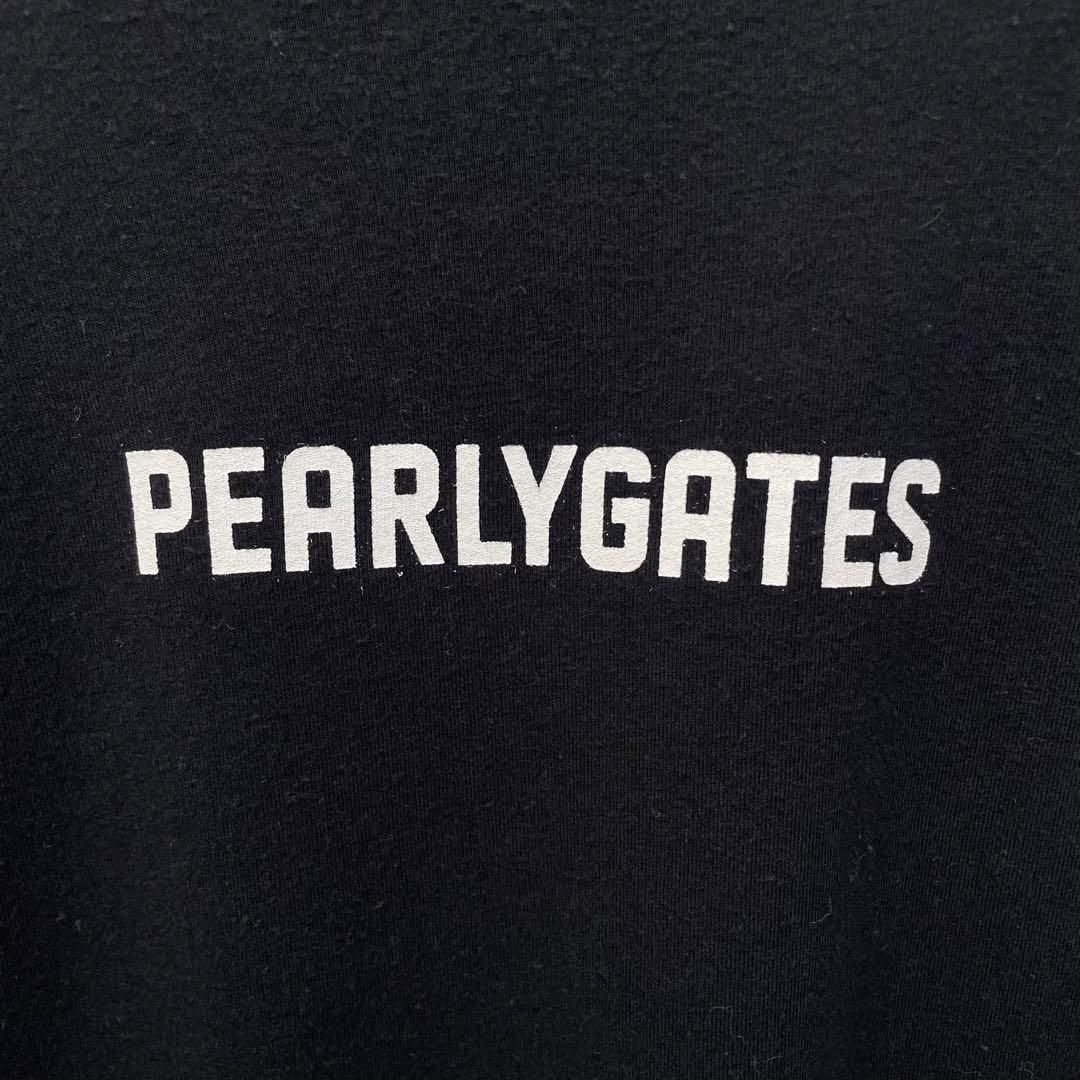 大人気】パーリーゲイツ モックネック プリントロゴ 長袖Tシャツ