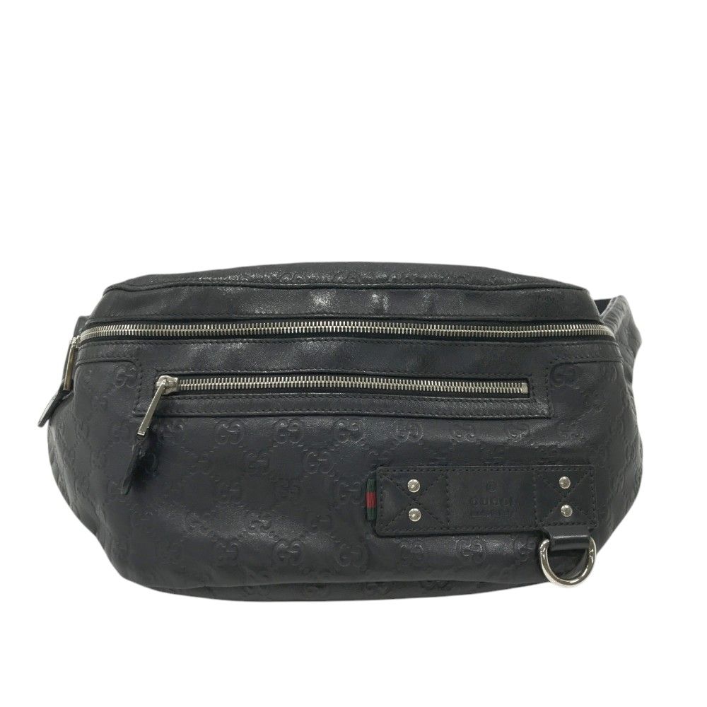 GUCCI グッチ 246409/520981 ボディバッグ グッチシマ ブラック系