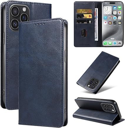 QUEASON【iphone 16 pro 用 ケース 手帳型】マグネット式 いphone16pro 用 ケース 手帳型 スタンド機能 iphone16pro ケース 手帳型 カード収納 アイフォン16pro ケース 手帳型 携帯カバー i
