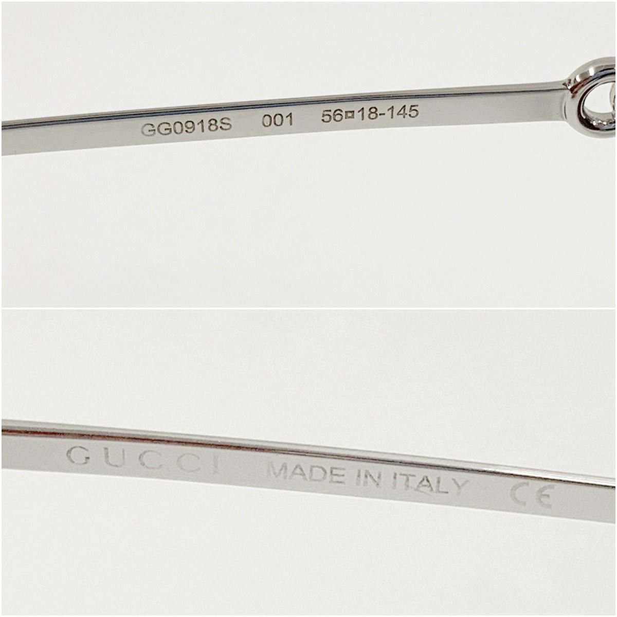 〇〇GUCCI グッチ ホースビット ウェリントン サングラス 56□18-145  