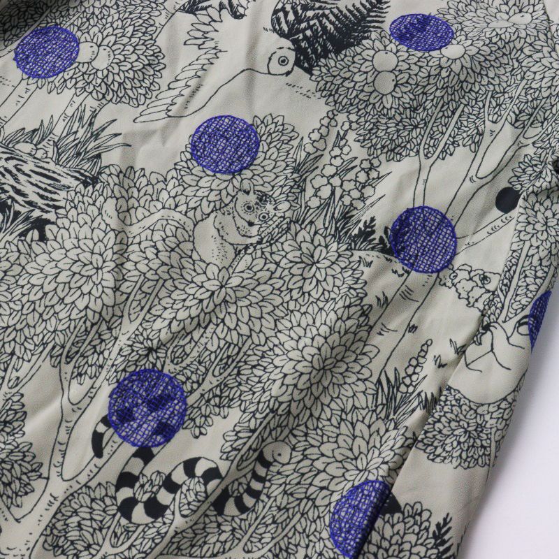 美品✨マーブルシュッド♡タンポポ刺繍ブラウス　リネン　ゆったり　フレンチスリーブ 美品 マーブルシュッド marble SUD Dot Picnic 刺繍 ワイド