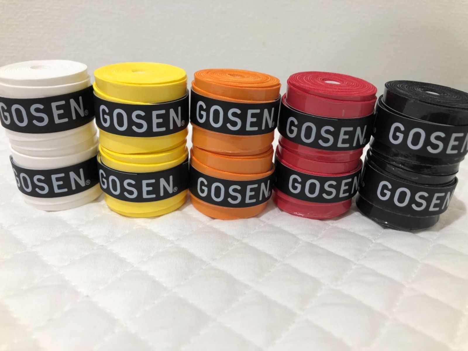 A4等級以上 GOSENグリップテープ 7色セット×6 計42個 通販