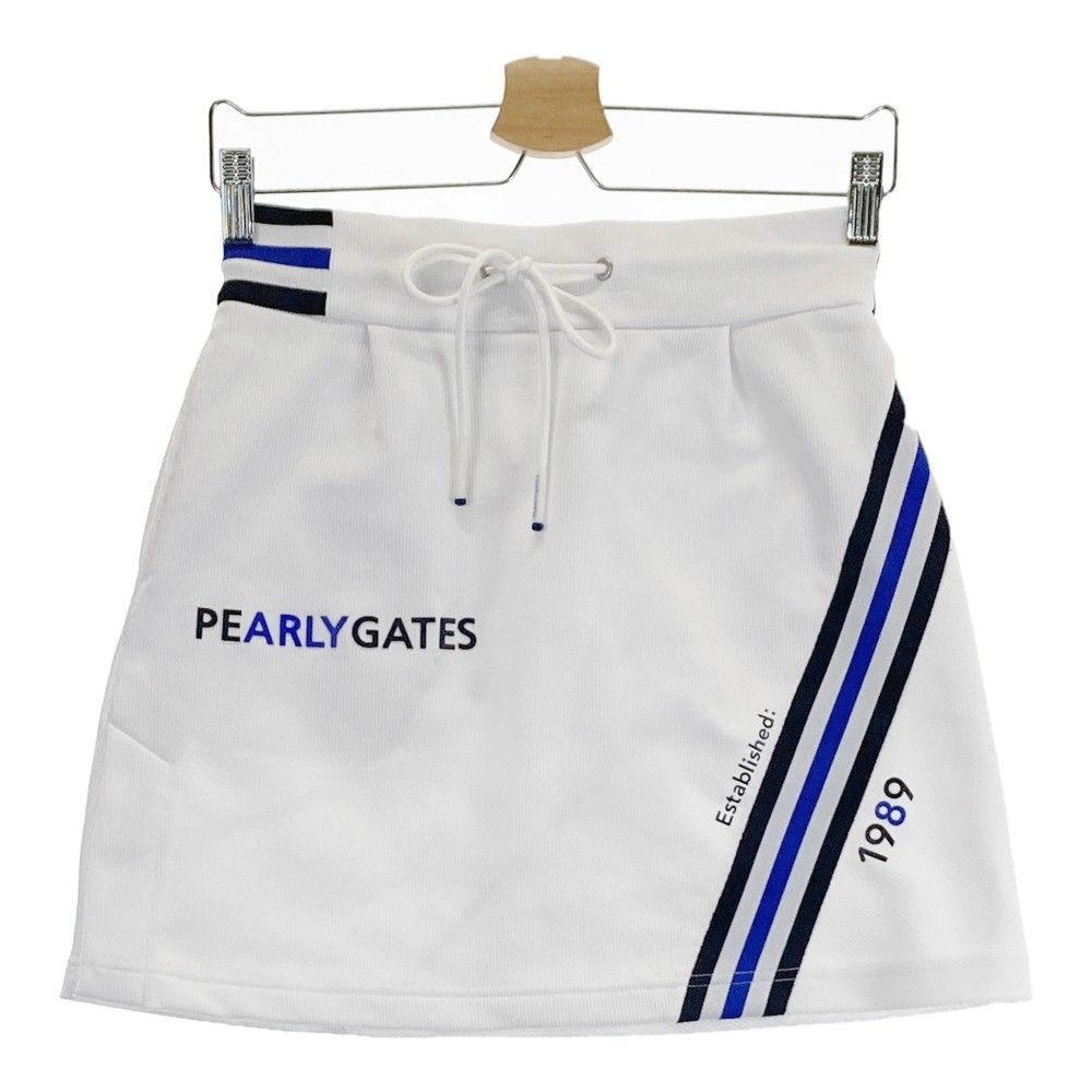 サイズ：0 PEARLY GATES パーリーゲイツ 2024年モデル スカート  ホワイト系 [240101457205] ゴルフウェア レディース ストスト サイズ：0 PEARLY GATES パーリーゲイツ 2024年モデル スカート