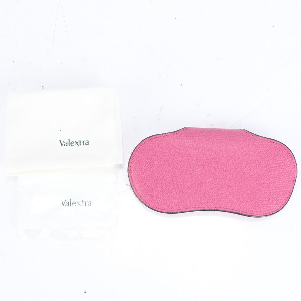 ヴァレクストラ　眼鏡ケース　ピンク ヴァレクストラ 眼鏡ケース ピンク ヴァレクストラ Valextra メガネ