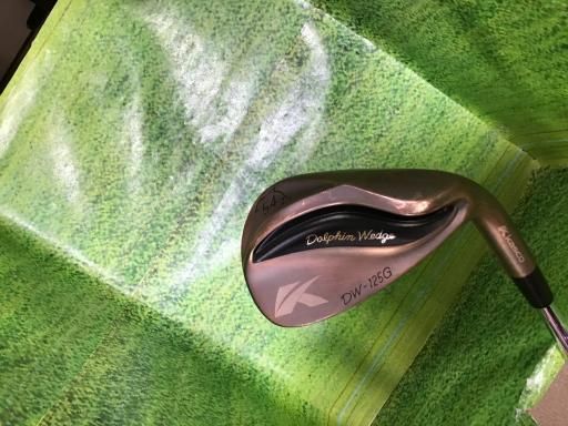 キャスコ DOLPHIN WEDGE DW-120G BLK  セミグースネック ドルフィンウェッジ Dynamic Gold S200 スチールシャフト 中古 キャスコ Dolphin Wedge DW-120G シルバー 58° ウェッジ WG NS