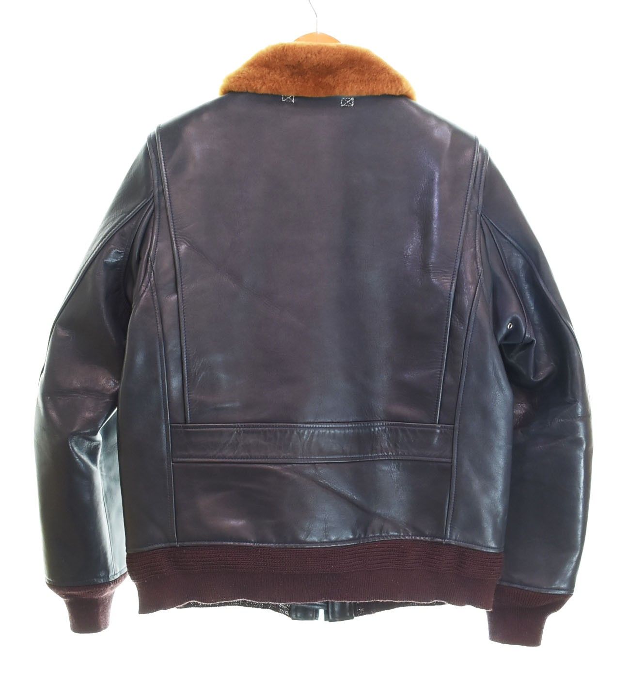 X-LARGE ファー付きネイビー ミリタリージャケット WAIPER.inc（ワイパーインク）の「初期型 N-3B VINTAGE フライト