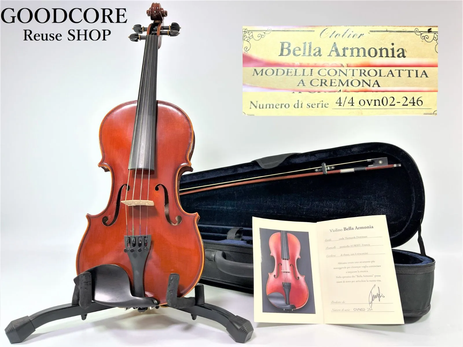 オトリエ バイオリン otolier 4/4 ovn02-122 フルサイズ 2026年最新】otolierの人気アイテム - メルカリ