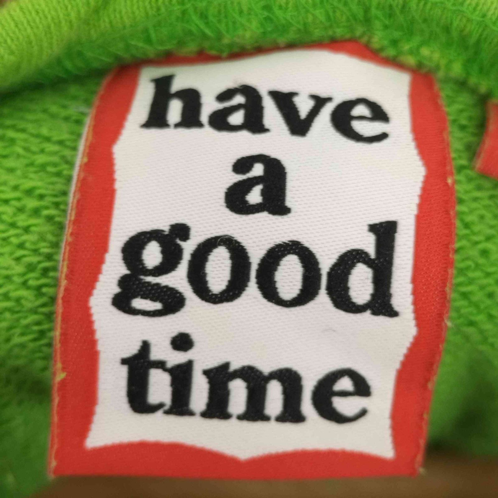 ハブアグッドタイム HAVE A GOOD TIME ロゴプリントプルオーバー