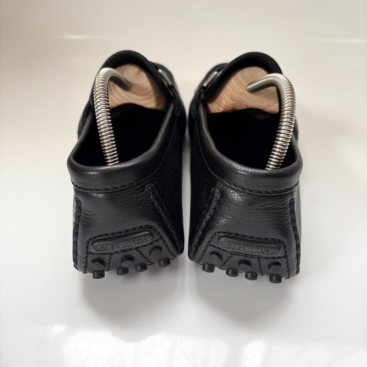 ブラック ドライビングシューズ