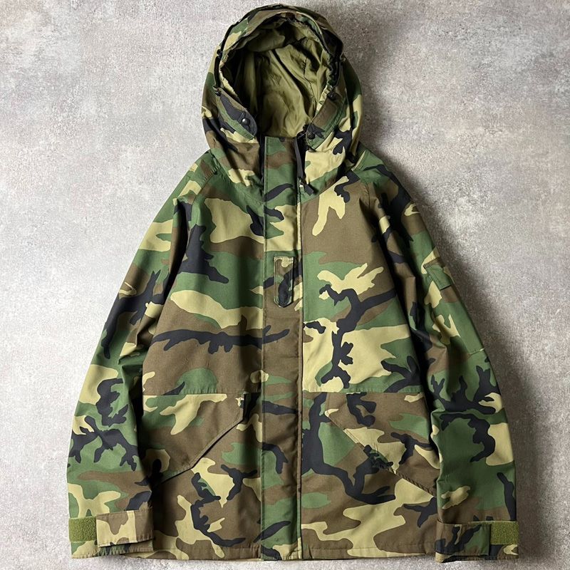 90s US ARMY 米軍実物 ECWCS 1st Gen 後期 ウッドランド カモ