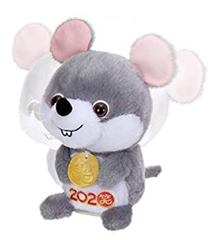 【中古】【非常に良い】くねくね笑動物 ねずちゅー グレー