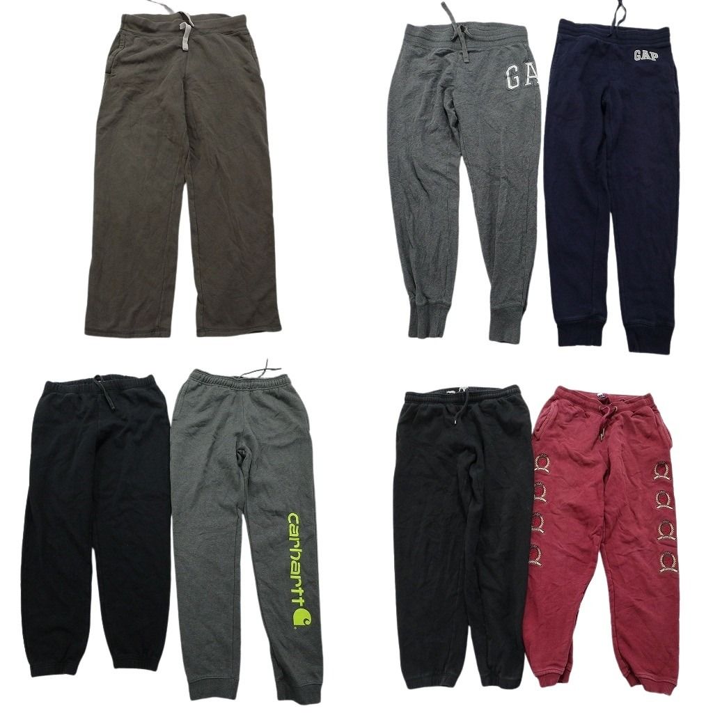 古着卸 ブランドMIX スウェット パンツ 7枚セット メンズ XS S M ギャップ トミー カーハート ネイビー 古着 NC0807