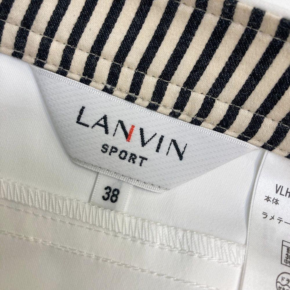 サイズ：38 LANVIN SPORT ランバン スポール ショートパンツ ホワイト
