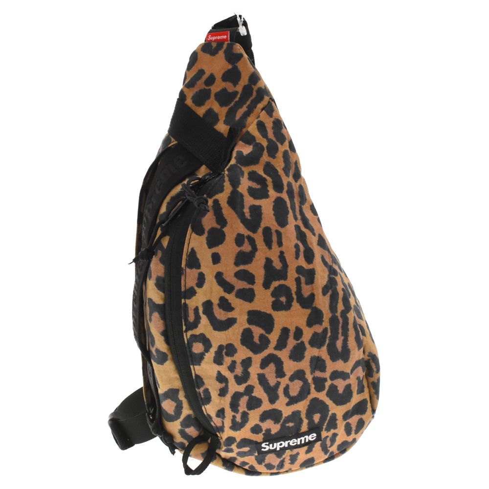 シュプリーム スリング バッグ レオパード sling bag leopard