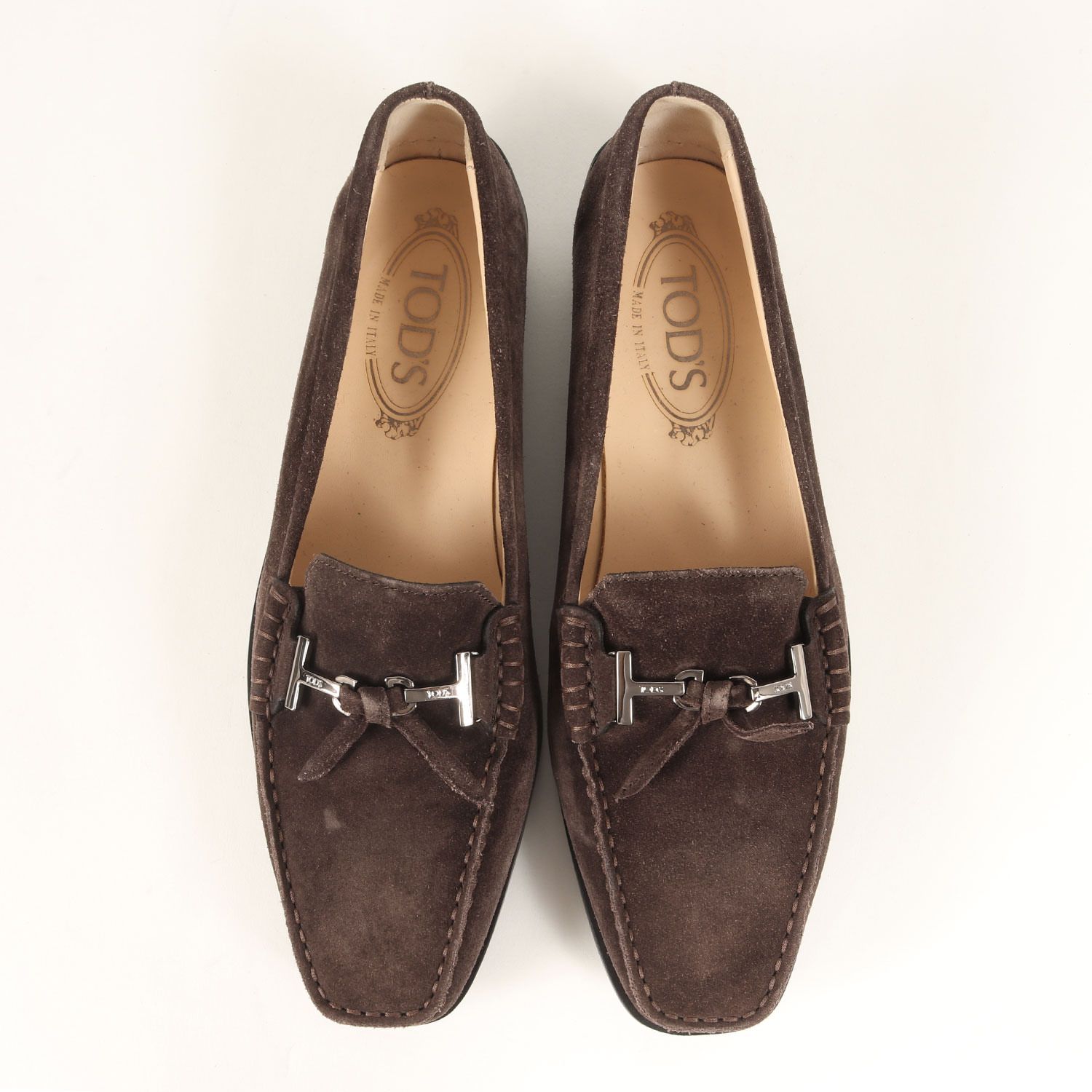 TOD'S ドライビングシューズ 美品　38 美品】TODS トッズ ブラウン サイズ:38 | ビットローファー