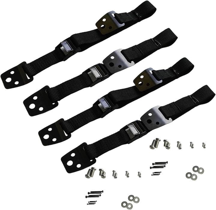 Active Island 電視機 腰帶 固定 防傾倒 耐震 夾 地震 防災 a924 (4 件套) 的縮圖