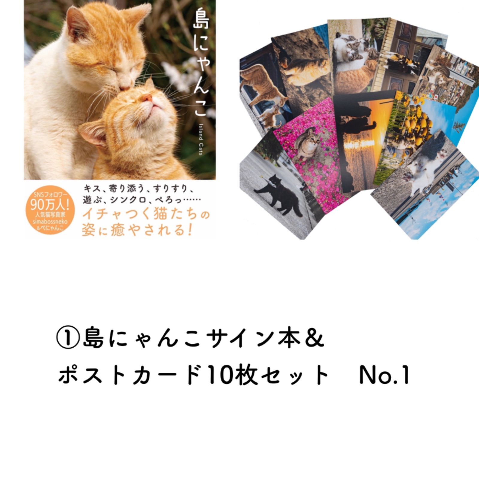 ほっこり島猫カレンダー ポストカードセット
