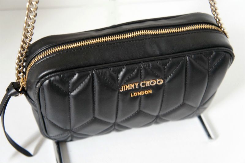 2021SS☆日本未入荷☆JIMMY CHOO ジミーチュウ DIONDRA ディオンドラ クロスボディ チェーンショルダー カメラ バッグ 黒☆  ワンポイントに - メルカリ