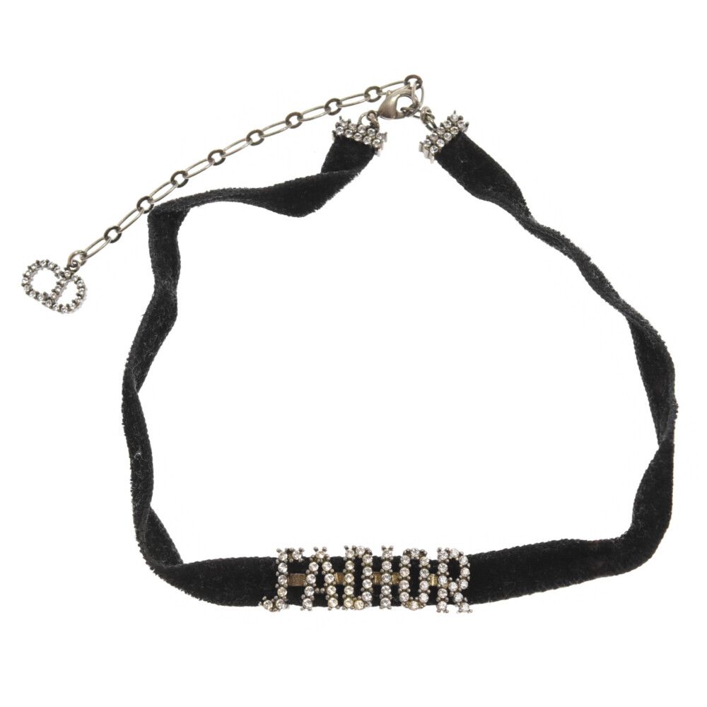 DIOR (ディオール) ジャドール メタルベルベッドリボンチョーカー  