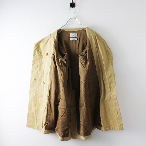 YAECA ヤエカ double breasted jacket (khaki) ダブルブレステッドジャケット S/ベージュ ロング アウター  ブルゾン【2400011828880】