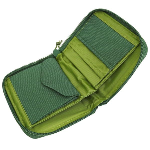 モンベル 財布 メンズ レディース 2つ折り 折財布 コンパクト ジップワレット 1133372 グリーン GN グリーン GN NEXPOTALLINN_EU