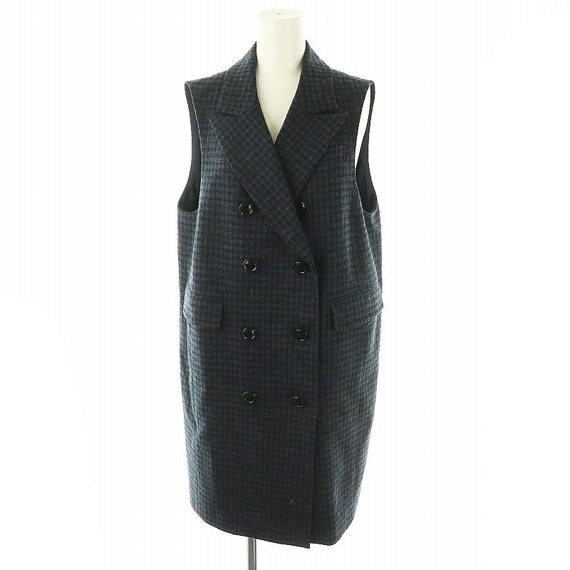 VIOLETA ノーカラー リアルファー 毛皮 コート ジャケット CH【VIOLETA