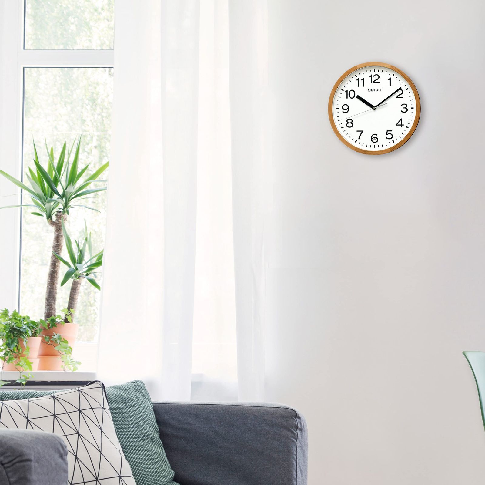 セイコー(SEIKO) RE576A(アイボリーマーブル模様) 電波掛け時計 Amazon