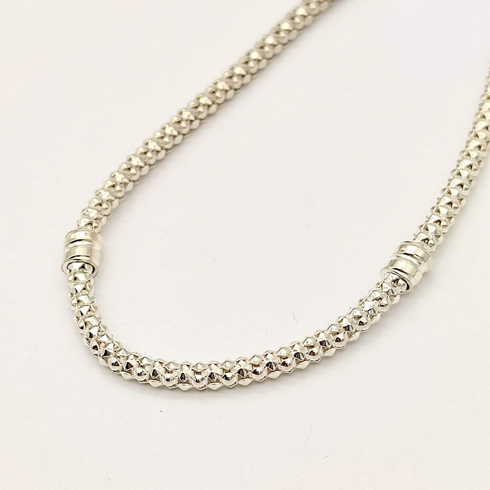 美品】PANDORA パンドラ Moments スタッディド チェーン ブレスレット 