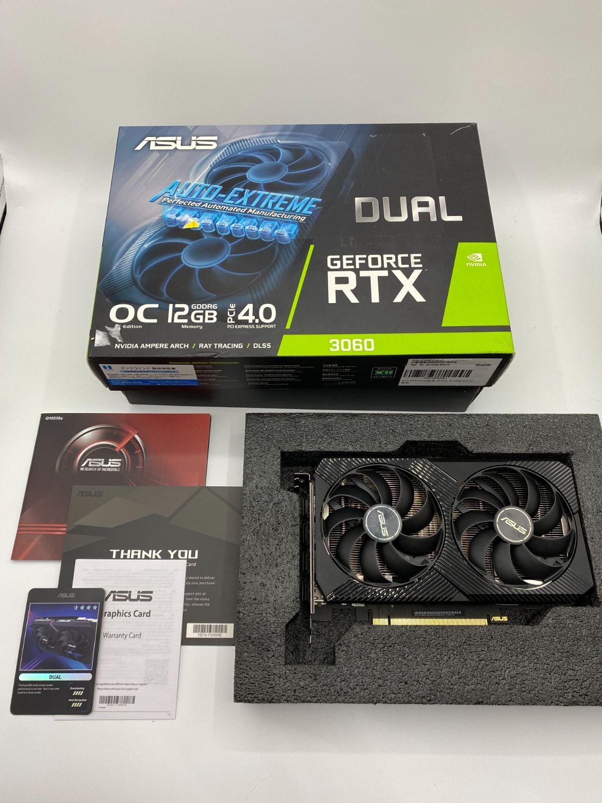 ASUS NVIDIA RTX3060 DUAL-RTX3060-O12G-V2 - メルカリ