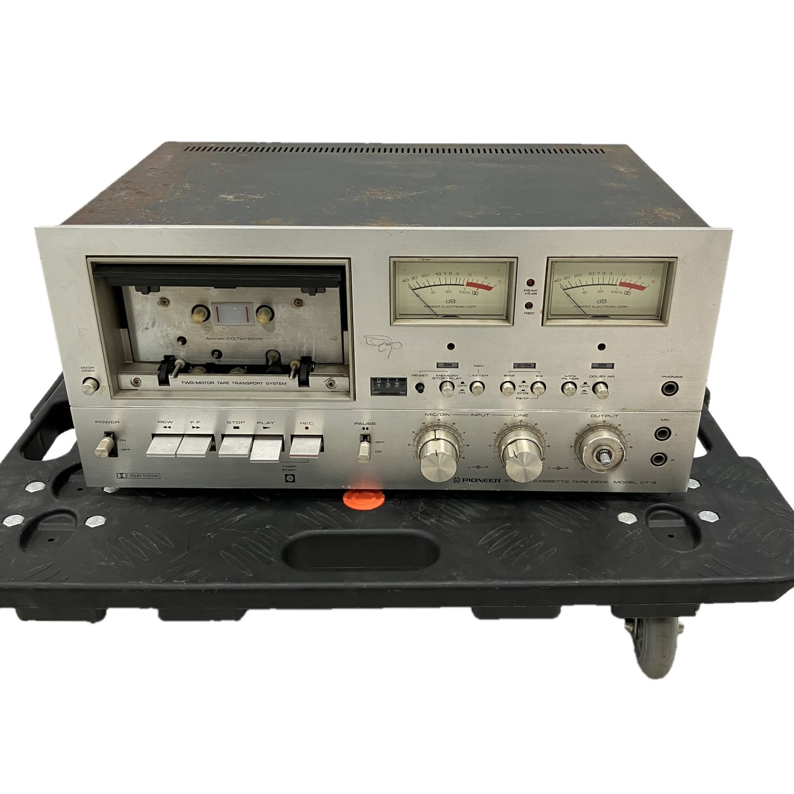 Pioneer CT-9 Stereo Cassete Tape Deck ステレオ カセット デッキ 音響機器 ジャンク C10457100