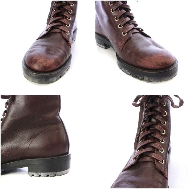 ジャンヴィトロッシ Gianvito Rossi コンバットレースアップブーツ 