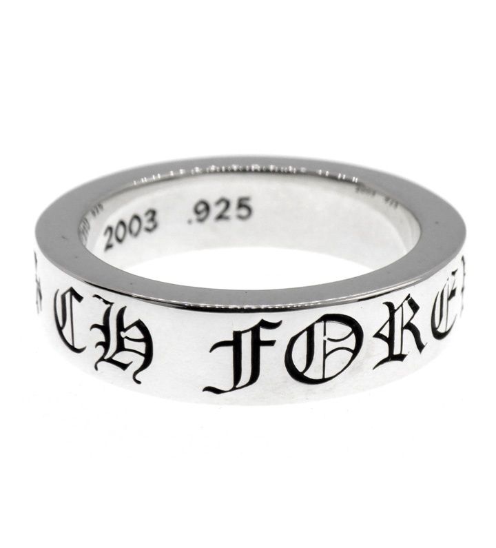 クロムハーツ CHROME HEARTS 【 6mm SPACER FOREVER 】 スペーサー フォーエバー シルバー リング　38768